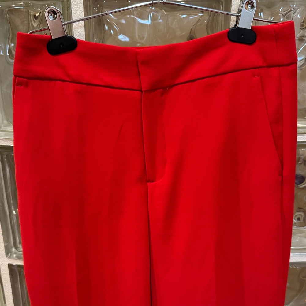 Banana Republic Bold Red Wide Leg Pants